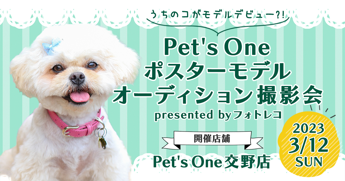 Pet's One撮影会 ポスターモデルオーディション