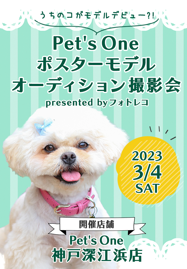 Pet's One撮影会 ポスターモデルオーディション