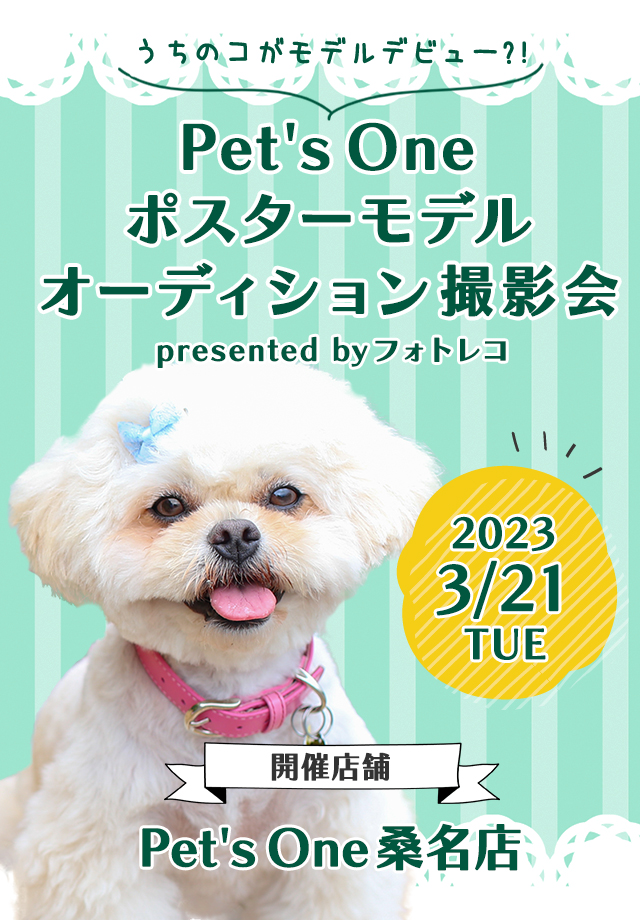 Pet's One撮影会 ポスターモデルオーディション