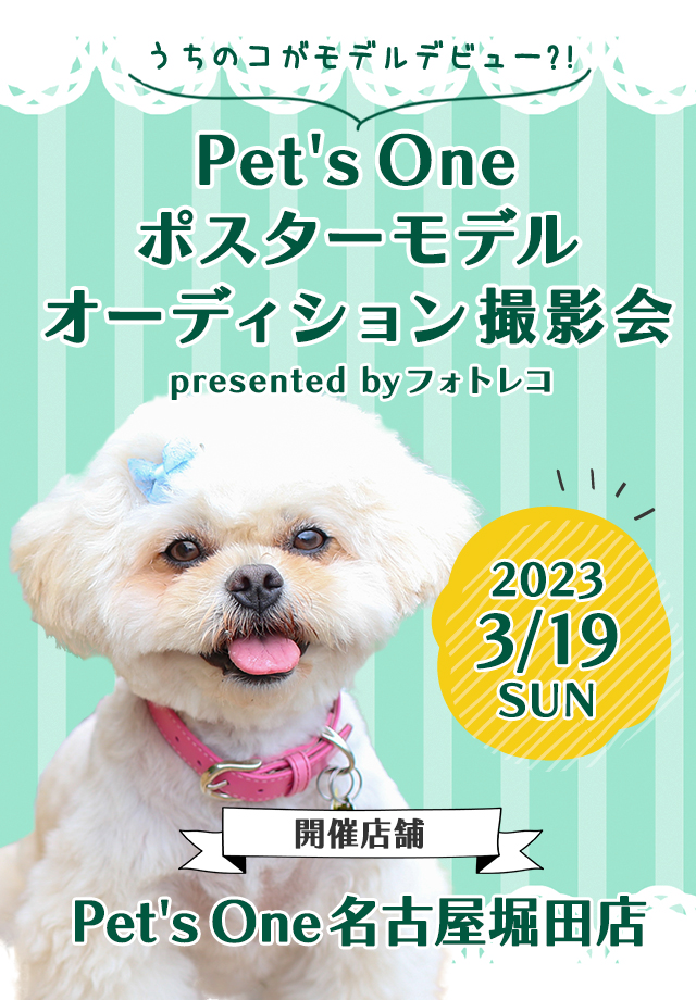 Pet's One撮影会 ポスターモデルオーディション