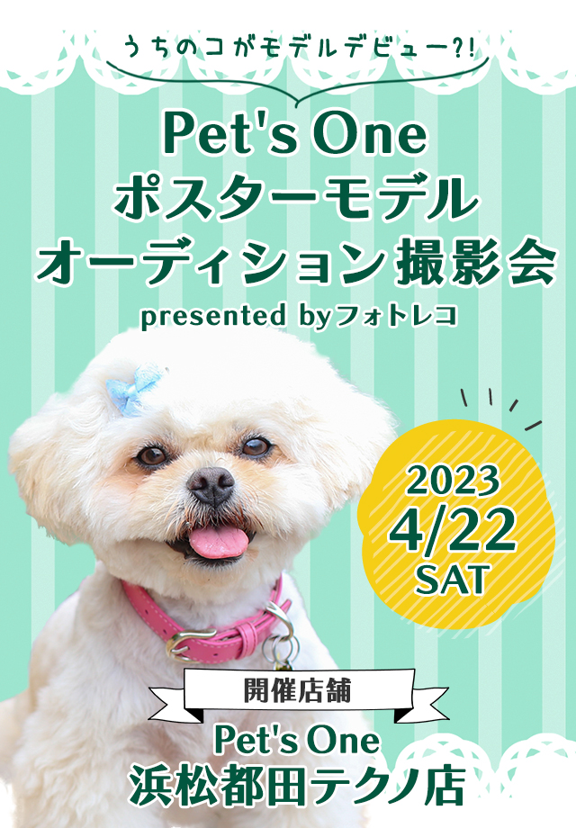 Pet's One撮影会 ポスターモデルオーディション