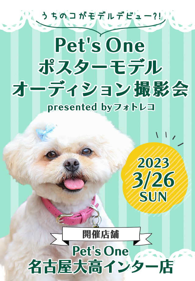 Pet's One撮影会 ポスターモデルオーディション