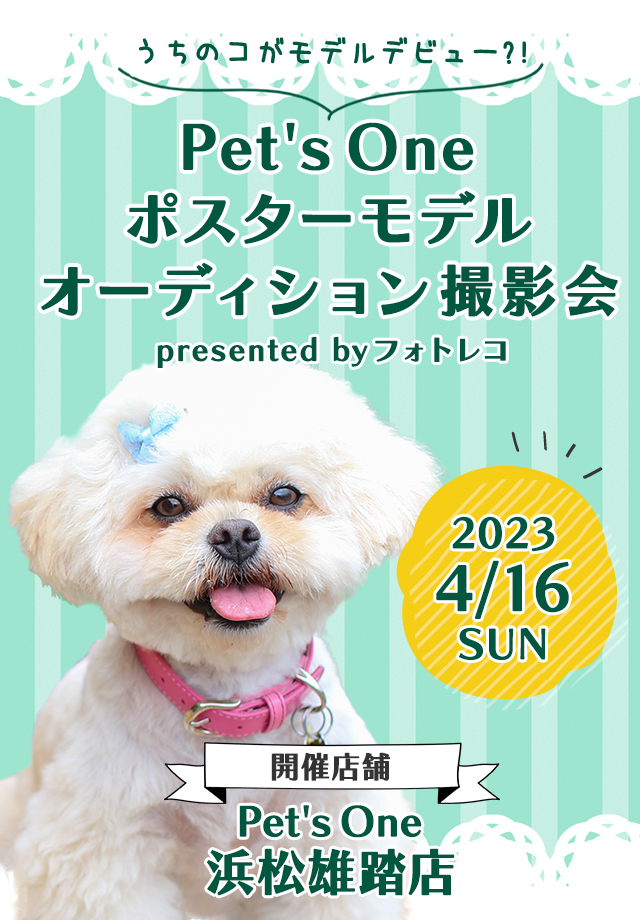 カインズ浜松雄踏店 | フォトレコペット撮影会 2023年4月16日(日)