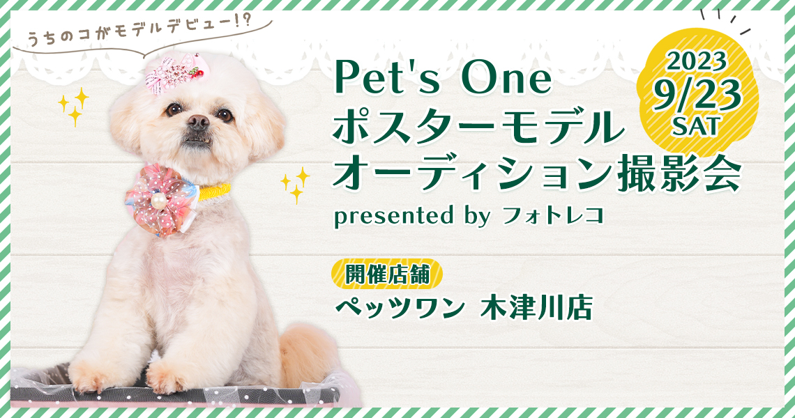 Pet's One撮影会 ポスターモデルオーディション