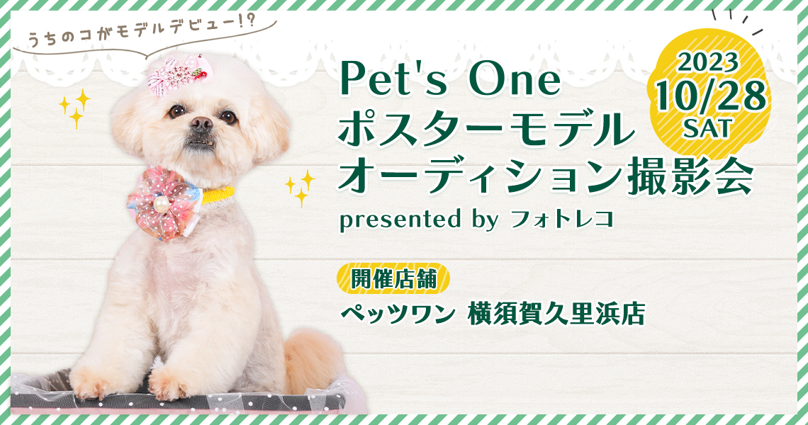 Pet's One撮影会 ポスターモデルオーディション