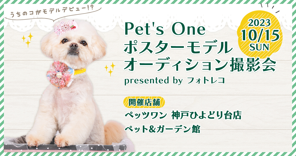 Pet's One撮影会 ポスターモデルオーディション