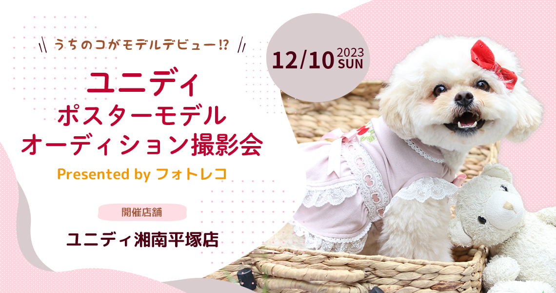 ユニディ ポスターモデルオーディション撮影会
