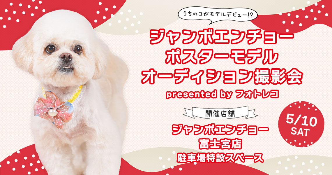 ジャンボエンチョー・ホームアシスト・Zoo Square ポスターモデルオーディション撮影会