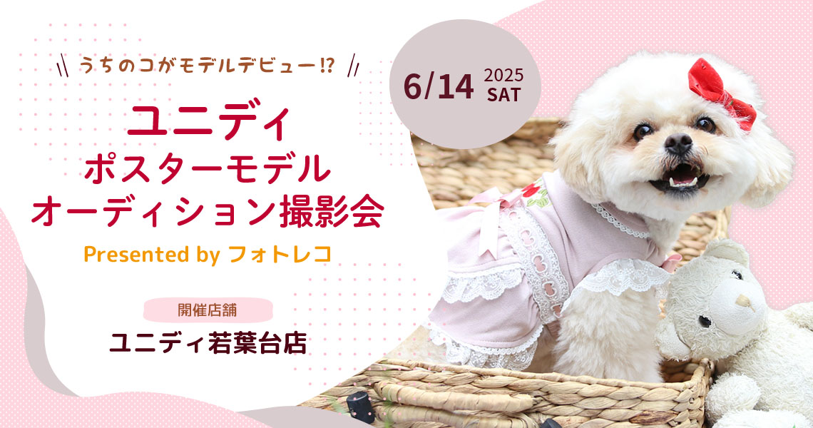 ユニディ ポスターモデルオーディション撮影会