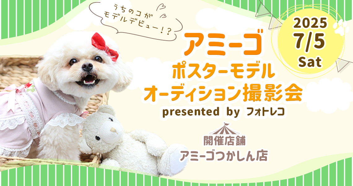 アミーゴ ポスターモデルオーディション撮影会