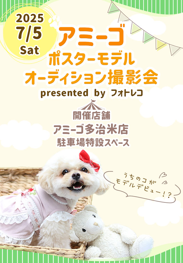 アミーゴ ポスターモデルオーディション撮影会