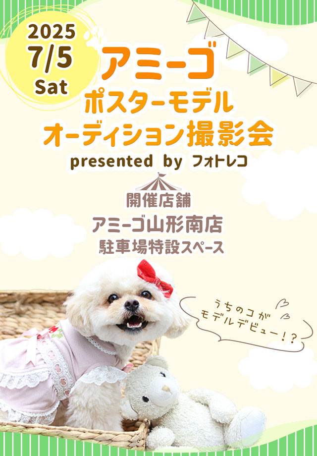 アミーゴ ポスターモデルオーディション撮影会