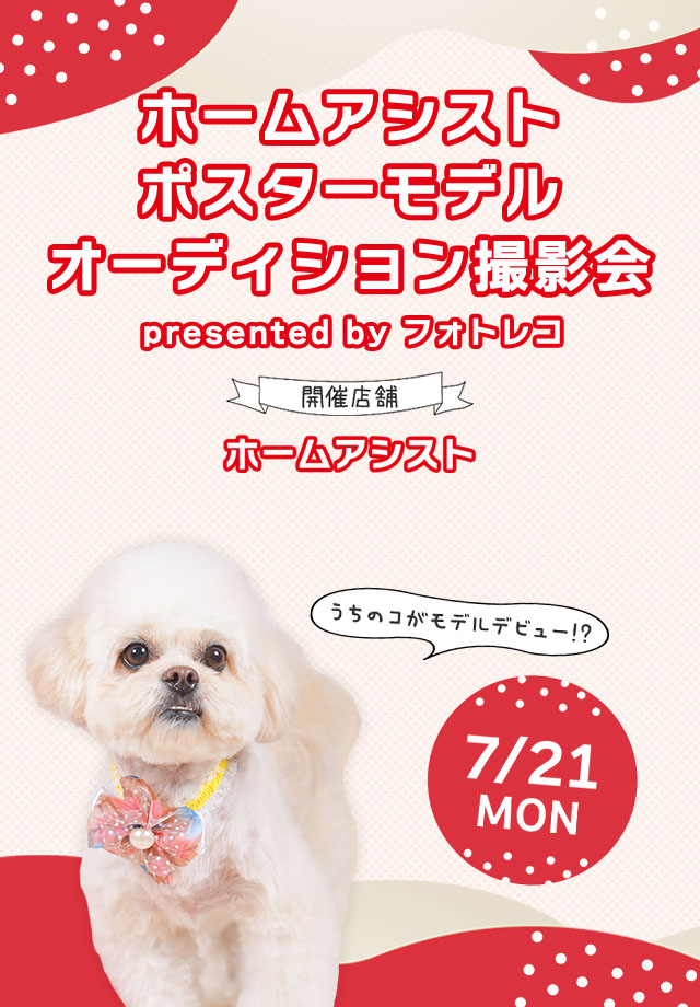 ジャンボエンチョー・ホームアシスト・Zoo Square ポスターモデルオーディション撮影会